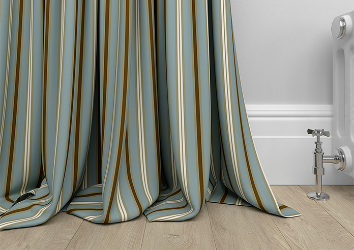 The British Stripe Co. Charles, Derwent No.1 - Made to Measure Curtains - Image 6